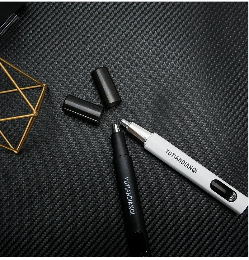 2 In 1 Electric Portable Ear And Nose Hair Eyebrow Trimmer Clipper For Men