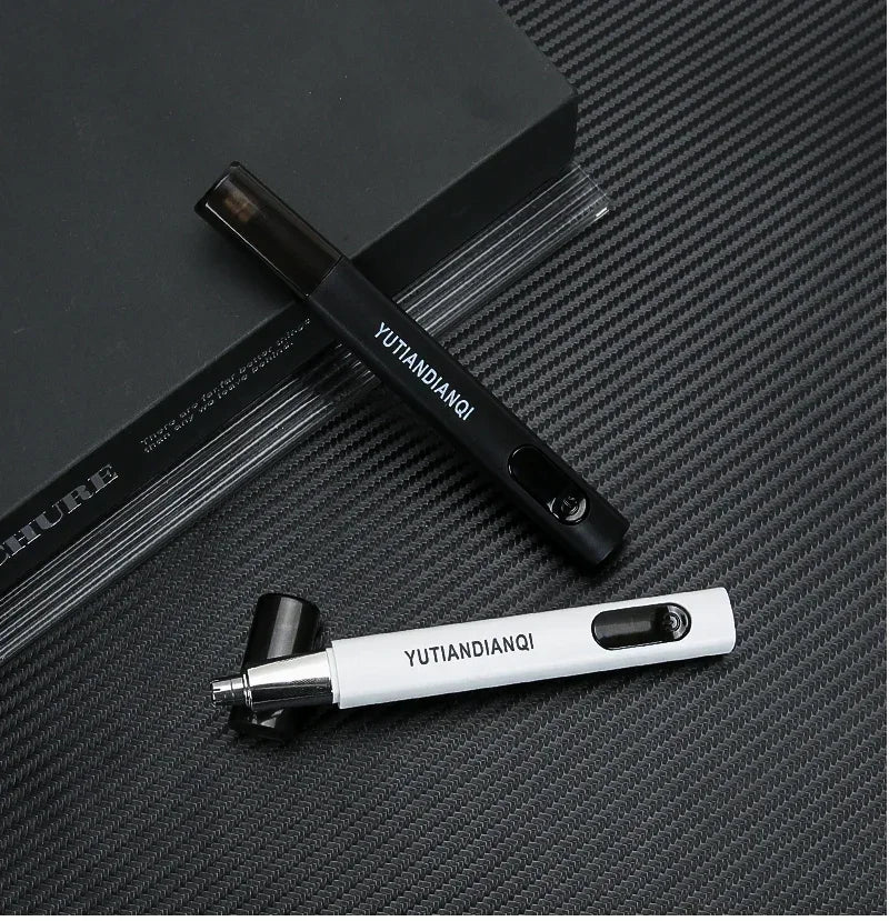 2 In 1 Electric Portable Ear And Nose Hair Eyebrow Trimmer Clipper  For Men