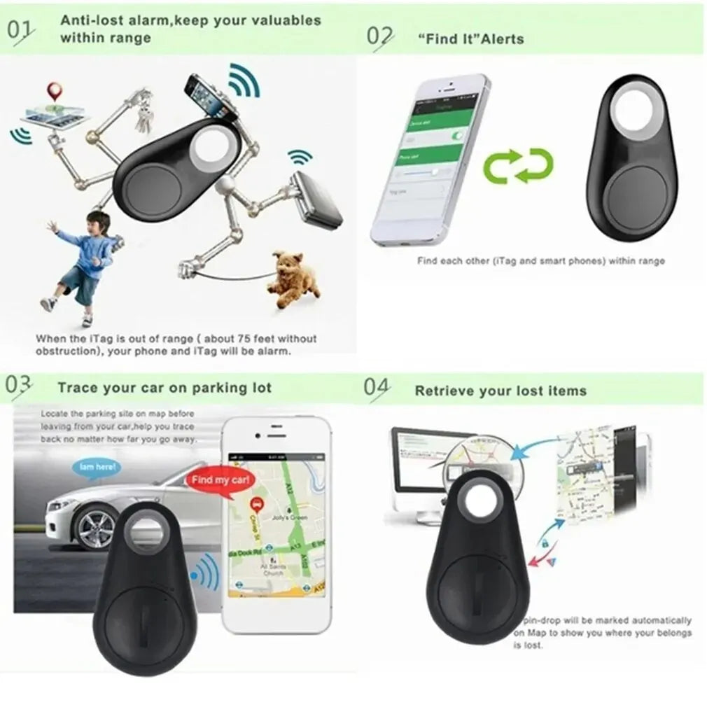 Mini Dog GPS Bluetooth 5.0 Tracker Anti-Lost Device Smart Finder Locator