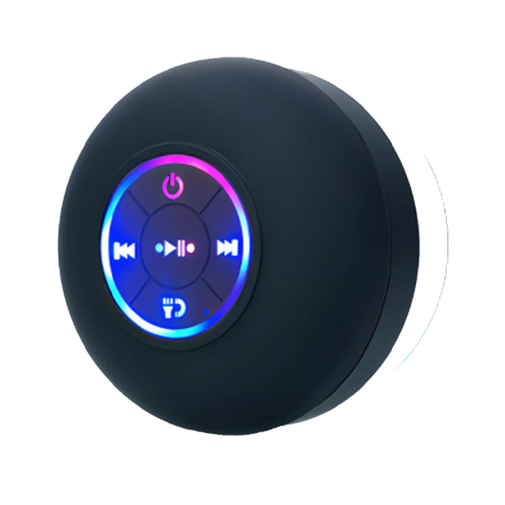 Portable Wireless Bluetooth Speaker LED IPX4 Waterproof Loudspeaker Outdoor